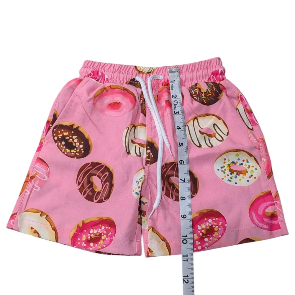 Alisoker-Kids - Pink - Donut Swim Shorts - Size 2T - Summer Fun - NWOT